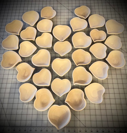 Wedding Hearts Trinket Bowls