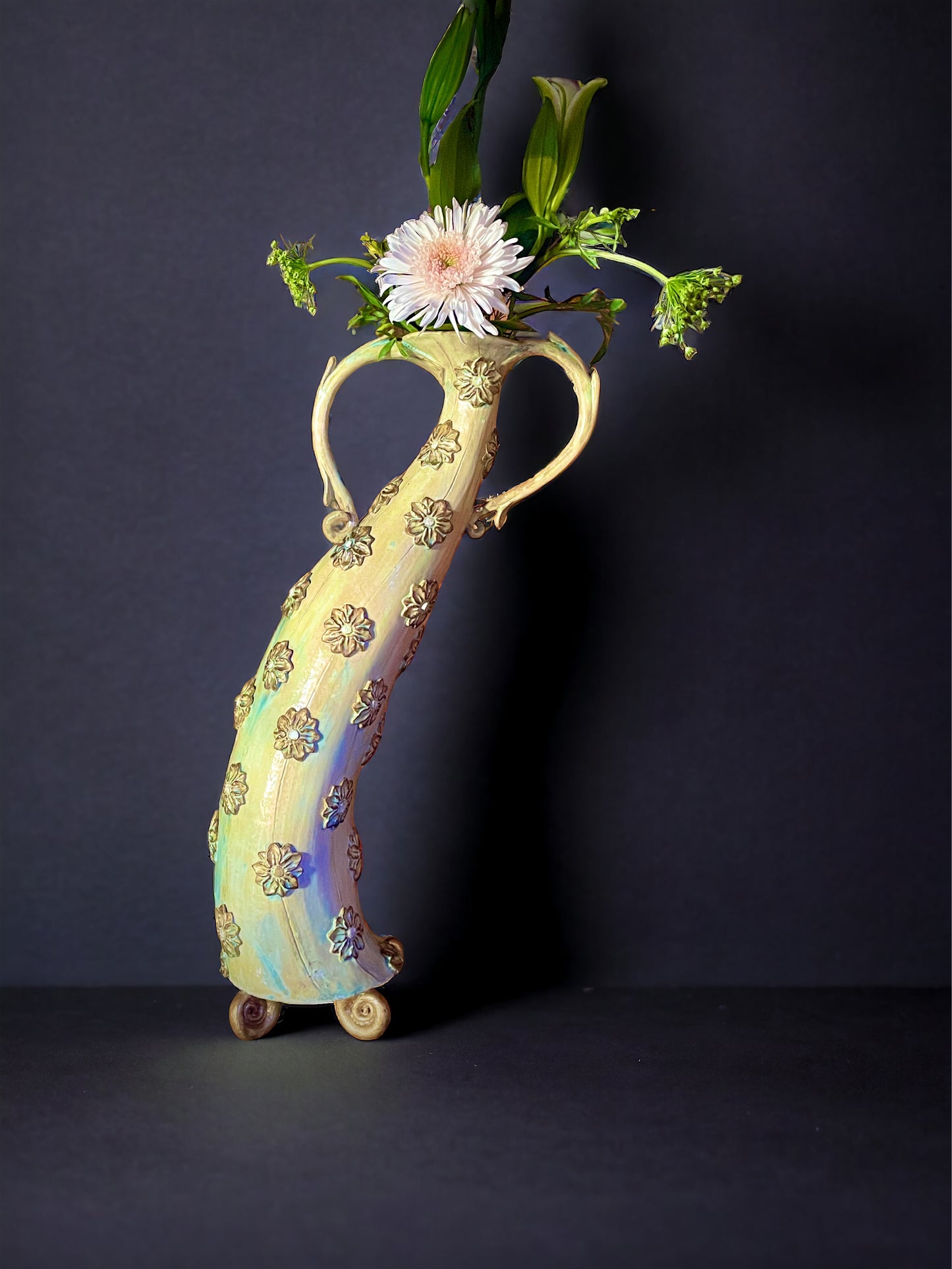 Stoneware Vase Figural